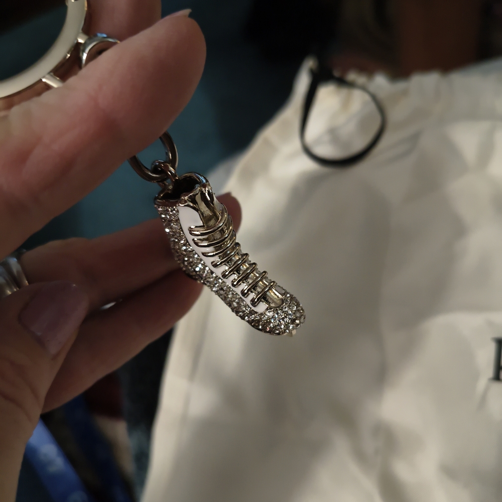 Kate Spade Ice Skate Keychain Charm Bling - Picture 4 of 11